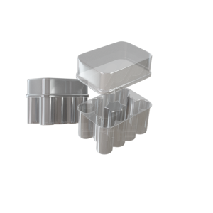 Plastic Storage Container for 10 Peptide Vials (for 2ml or 3ml vials)