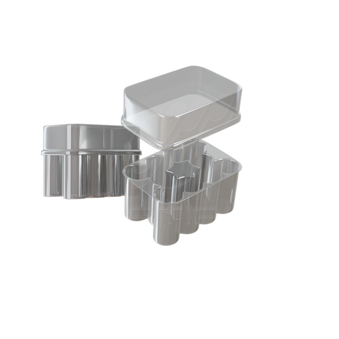Plastic Storage Container for 10 Peptide Vials (for 2ml or 3ml vials)