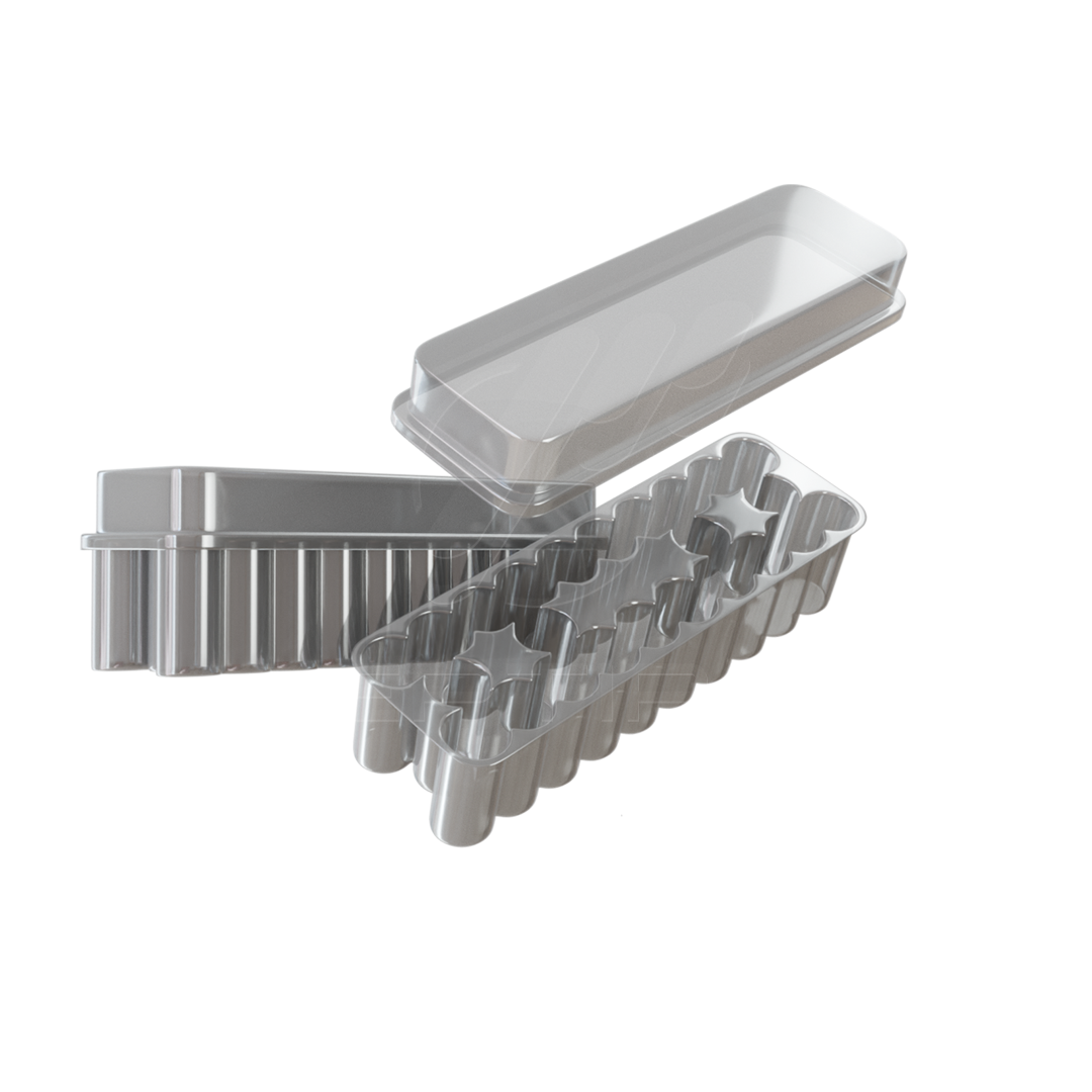 Plastic Storage Container for 24 Peptide Vials (2ml or 3ml vials)