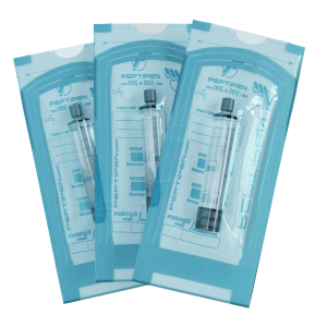 Three Pack of 3ml Individually Wrapped Glass Cartridges For Peptide Pen