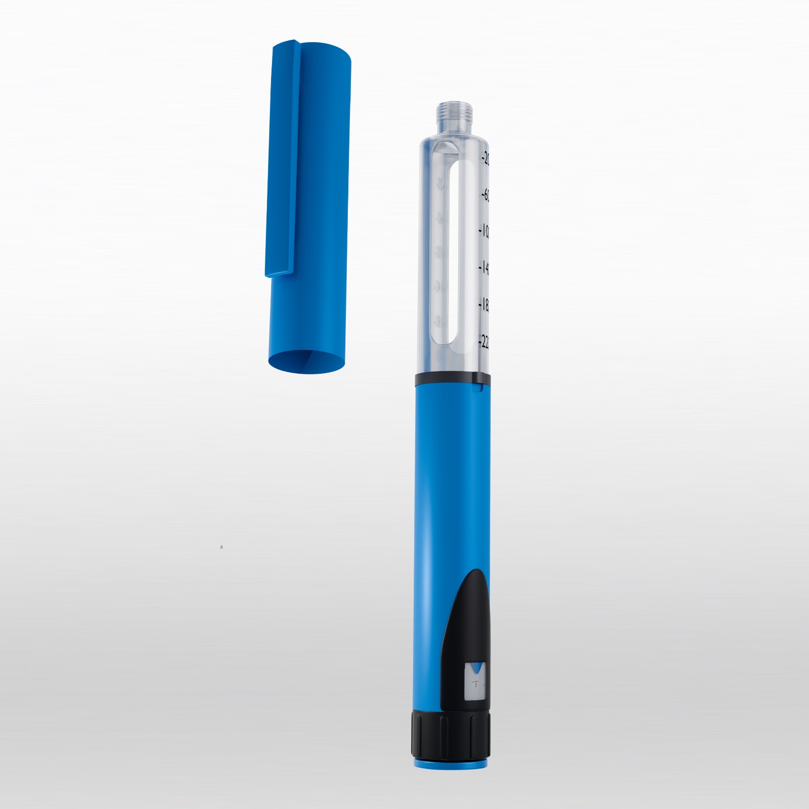 Reusable Plastic Pen with Case - Image 2