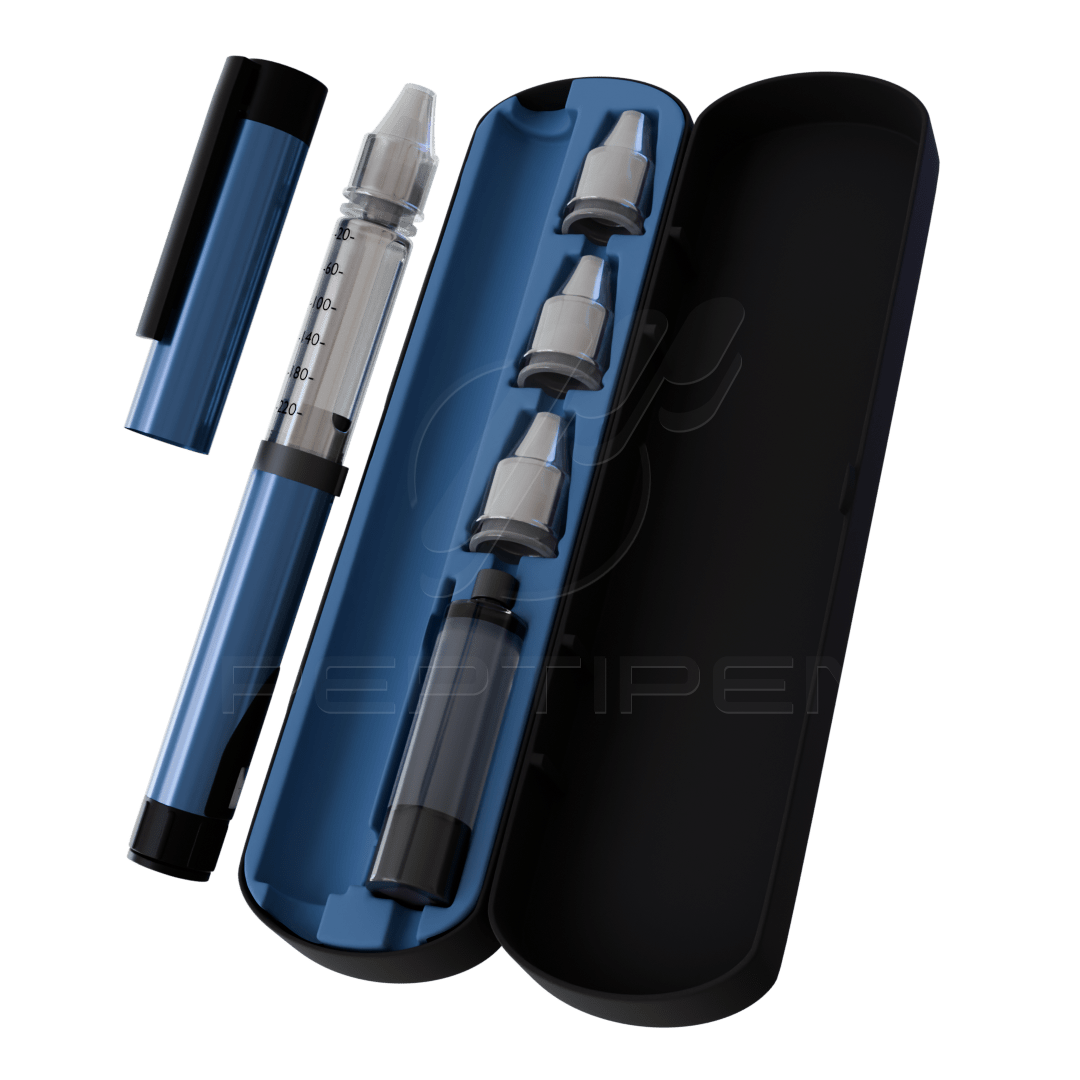 Reusable Aluminum Peptide Pen V2 with Matte Luxe Case