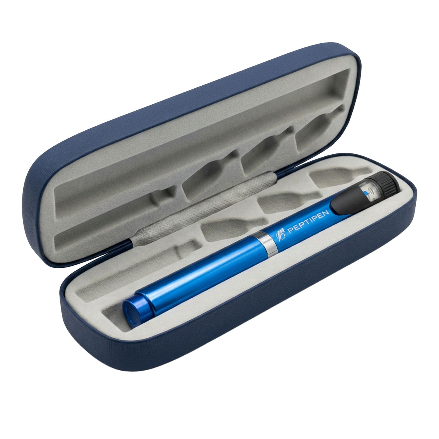 Reusable Aluminum Peptide Pen V2 with Matte Luxe Case | PeptiPen